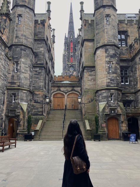 Trip To Edinburgh, Life In Edinburgh, Edenborough Scotland, Edinburgh Photo Ideas, Edinburgh Aesthetic, Victorian Gothic Aesthetic, Dean Village Edinburgh, Scotland Aesthetic, University Of Edinburgh