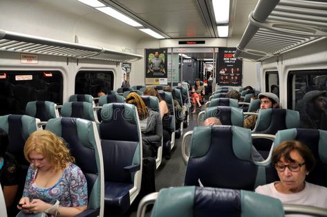 NYC: LIRR Commuter Train with Passengers. Interior of a modern Long Island Railr , #AFF, #Interior, #Passengers, #Long, #modern, #LIRR #ad Train Interior, Long Island Railroad, Commuter Train, Folklore Evermore, New York Subway, Best Resume Template, Queens New York, Best Resume, Kettlebell