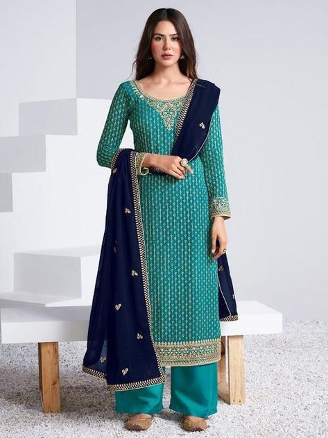 Anarkali Lehenga Gowns, Embroidered Salwar, Anarkali Lehenga, Latest Salwar Kameez, Georgette Dupatta, Palazzo Suit, Georgette Tops, Kurta Dress, Pakistani Suits