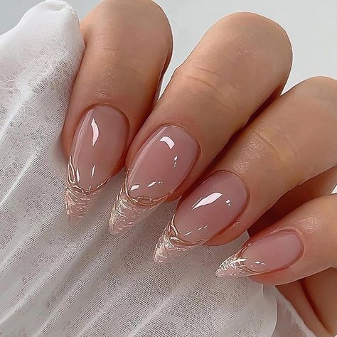 Medium Stiletto, Birthday Nail Designs, Korean Nail Art, Chrome Nails Designs, Graduation Nails, Blush Nails, Nails Medium, Vacation Nails, Totally Awesome