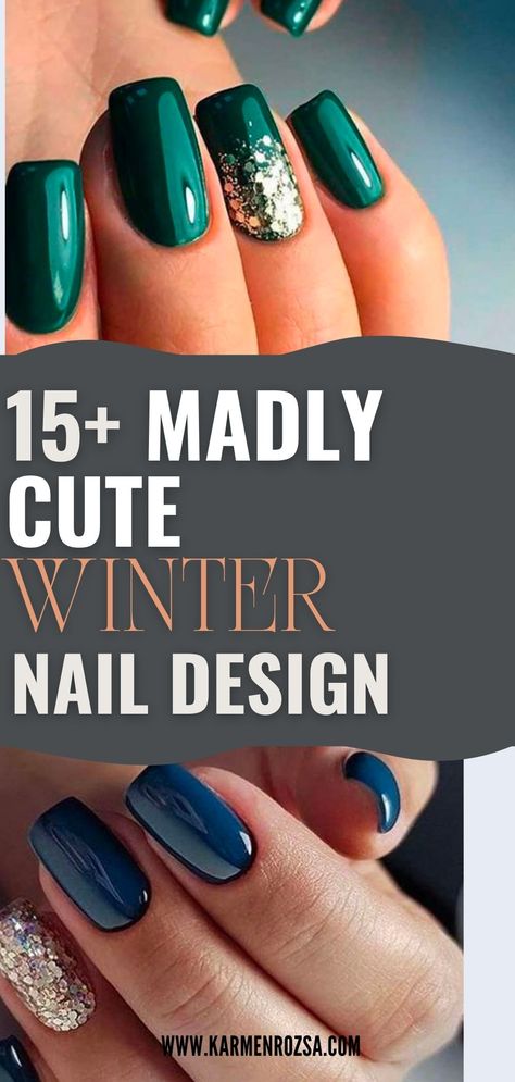 Nails Design 2024 Winter, Winter Colours For Nails, Winter Nail Ideas Simple Blue, Winter Nails January 2024, Dip Powder Nails With Designs Winter, Holiday Nails Winter Christmas Gel, Winter Nail Colors 2023 Gel Short, Holiday Manicure Short Nails, January Nail Designs Dip