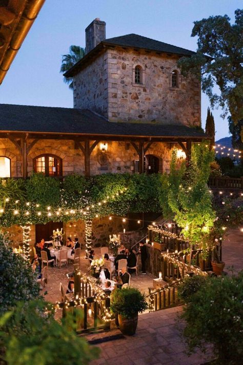 Sonoma Wedding Venues, Winery Wedding Venue, Napa Wineries, Courtyard Wedding, Sonoma Wedding, Napa Wedding, Tuscan Wedding, Dream Wedding Venues, Dream Wedding Ideas Dresses