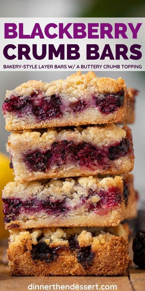 Black Raspberry Recipes, Blackberry Dessert Recipes, Blackberry Filling, Blackberry Dessert, Blackberry Crumble, Crumb Bars, Dinner Then Dessert, Patty Cake, Blackberry Recipes