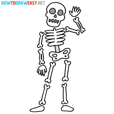 How to Draw a Skeleton #Skeleton #HowtoDrawaSkeleton #EasyDrawings #DrawingTutorials #Halloween #HalloweenDrawing #HalloweenDrawingIdeas #SimpleDrawing #HowtoDrawanEasySkeleton #Art #Arts #HalloweenArt #EasytoDrawHalloween #HowtoDrawEasy #Cartoon #CartoonDrawings #CartoonDrawing #CartoonSkeleton Skeleton Outline Drawing, Easy Skeleton Hand Drawing, Skelton Ideas Drawing, Easy Skeleton Drawing Step By Step, Easy To Draw Skeleton, How To Draw Skeleton, Skeleton Easy Drawing, Draw A Skeleton Easy, Skeleton Doodle Easy