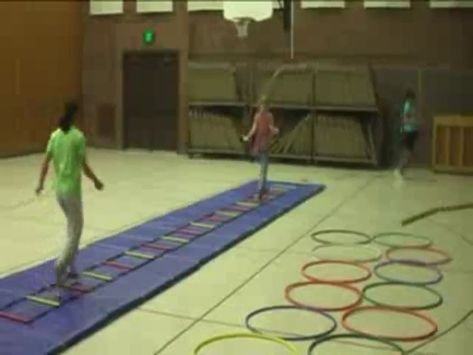 Ideas for obstacle courses, made from just about anything!... Pe Obstacle Course, Obstacle Course Ideas, Kids Workout, Backyard Obstacle Course, Camp Games, Ninja Warrior Course, Kids Obstacle Course, Pe Lessons, Course Ideas