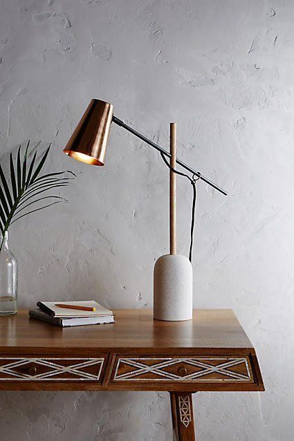 Best Stylish Task & Desk Lamps - High to Low — Annual Guide 2016 | Apartment Therapy Scandi Desk Lamp, Office Desk Lighting, Desk Lamp Ideas, Diy Desk Lamp, Task Lights, Best Desk Lamp, Small Desk Lamp, Desk Lamp Design, Copper Table Lamp