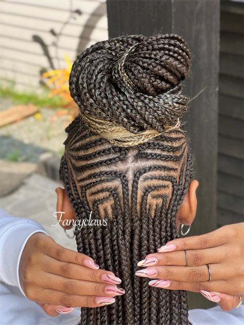 Cornrows Braids For Black Women 2023, Tetris Braids, Braids For Black Women 2023, Iconic Hairstyles, Job Goals, Cornrows Braids For Black Women, Bob Braids Hairstyles, Braids Cornrows, Braided Hairstyles For Black Women Cornrows