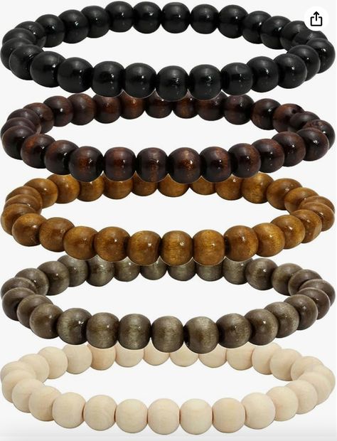 Wood Beads: 5 Pieces Set, Elegant Design, More Choices for Your Daily Wear.
8mm Tibetan Beads for Buddhist Prayer Mala ; 5 Pieces Black& Brown&Gray&White &Yellow Bead Bracelets.
6.5-7.5" Stretchable, please confirm the size before buying; Comfortable to wear for smooth surface, easy to wear and remove. Wooden Beads Bracelet, Beads Bracelet For Men, Bangle For Men, Wooden Beaded Bracelets, Prayer Bead Bracelet, Lava Rock Bracelet, Wood Bead Bracelet, Buddha Meditation, 8mm Beads