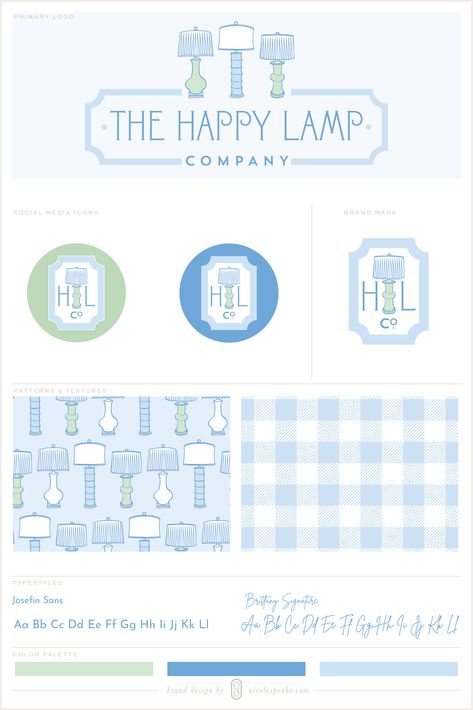 Blue And Green Brand Color Palette, Preppy Logo Design, Preppy Branding, Happy Lamp, Bm Logo, Preppy Logo, Green Preppy, 2025 Trends, Preppy Brands