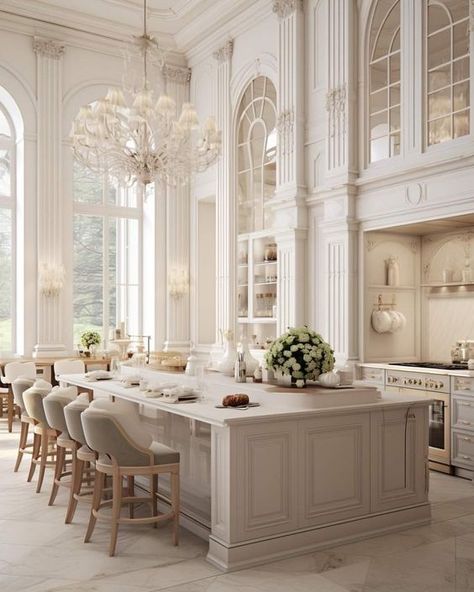 French Villa Interior, Salon Art Deco, Mansions Interior, Rum Inspo, French Villa, Bridge House, Luxury Mansions, Lavish Lifestyle, Elegant Kitchen Design