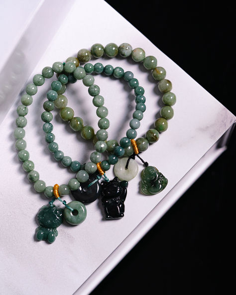 Here's some help if you're trying to find your new bracelet stack this summer. Our Hello Kity, Lucky Cat and Buddha bracelets Buddha Bracelets, New Bracelet, Jade Bangle, Jade Bracelet, Lucky Cat, Bracelet Stack, Cute Jewelry, This Summer, Bangle Bracelets