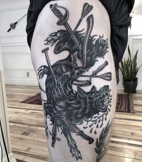 Blackwork tattoo – over 60 unique designs for men and women with meanings. From full sleeves to small ideas. Everyone will find something to their liking. Wounded Wolf Tattoo, Alterbridge Tattoo, Blackwork Sleeve, Dark Tattoo Ideas, Shadow Tattoo, 4 Tattoo, Fire Tattoo, Creepy Tattoos, Gothic Tattoo