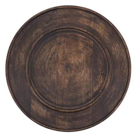 The Details: Made from mango wood Clean with dry cloth 13" Dia. Wood Charger Plates, Wood Plate Chargers, Wooden Chargers, Wood Chargers, Placemats And Napkins, Wooden Design, Charger Plates, Linen Placemats, Place Setting