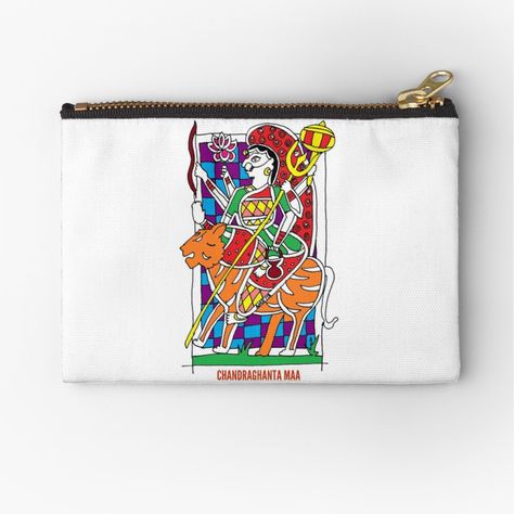 Get my art printed on awesome products. Support me at Redbubble #RBandME: https://www.redbubble.com/i/pouch/Madhubani-Painting-Painting-of-Chandraghanta-Mata-Navratri-pooja-Navratri-Special-Madhubani-Hub-Original-painting-of-Amrita-Gupta-by-amytmyprints/60045800.440R3?asc=u Navratri Pooja, Navratri Special, Madhubani Painting, Painting Painting, Zipper Pouch, Zip Around Wallet, Awesome Products, Original Paintings, Pouch