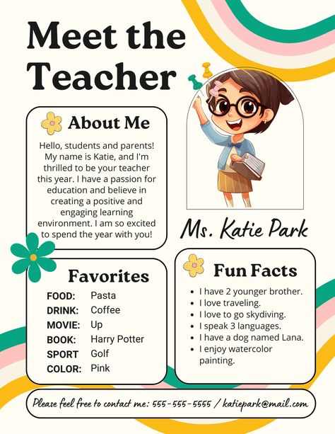 Meet the Teacher Editable Template - Payhip Meet The Teacher Assistant Template, Meet Your Teacher Template Free, Meet The Student Teacher Template, Class Newsletter Template Free, Meet The Teacher Template Editable Free, Meet The Teacher Printable, Class Newsletter Template, Meet The Staff, Teacher Introduction