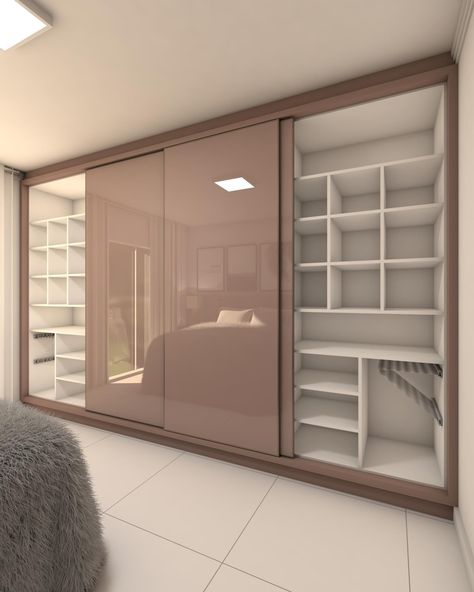 Wardrobe Design Bedroom Modern Luxury, Wardrobe Design Bedroom Sliding, Wardrobe Design Bedroom Modern, Ideas Armario, Modern Wardrobe Design, Wardrobe Laminate Design, Bedroom Wardrobe Ideas, Sliding Door Wardrobe Designs, Bed Aesthetic