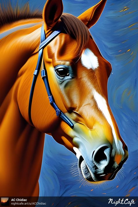 Horse portrait, impasto, created using Nightcafe Ai tool for generating art using artificial intelligence. Nature Drawing Pictures, Colorful Horse Art, Horse Canvas Painting, Horse Canvas, School Murals, Horse Illustration, Animal Drawing, Horse Portrait, Bike Photo