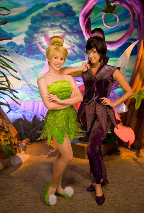 Fantasia Tinker Bell, Tinkerbell Cosplay, Real Life Disney Characters, Princess Photo Shoot, Tinkerbell Costume, Disney Characters Costumes, Disney World Characters, Character Change, Disney Face Characters