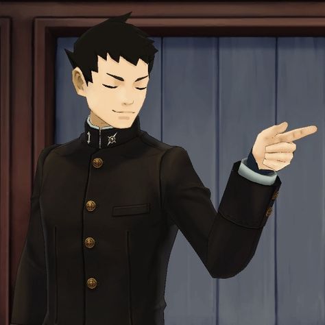 Ryunosuke Naruhodo Icon, Ace Attorney Ryunosuke, Ryunosuke Naruhodo, The Great Ace Attorney, Great Ace Attorney, Funny Lawyer, Phoenix Wright, Ace Attorney, In This House We