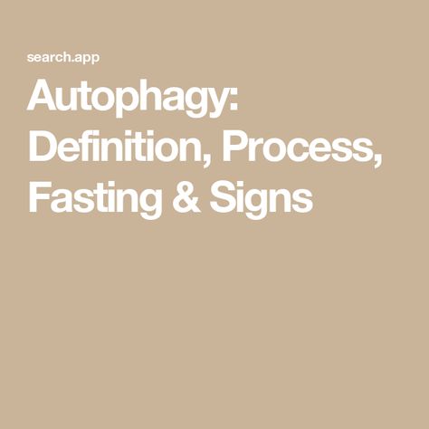 Autophagy: Definition, Process, Fasting & Signs Autophagy Fasting, What Is Autophagy, Cell Parts, Calorie Restriction, Types Of Diets, Genetic Mutation, Energy Resources, Skeletal Muscle, Cleveland Clinic