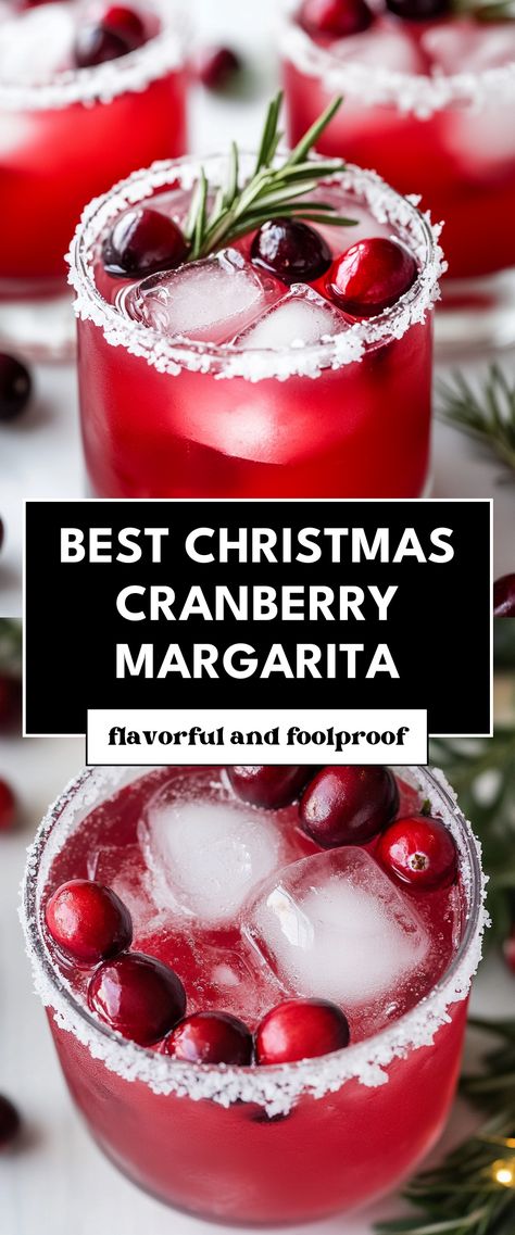 Image for Best Christmas Cranberry Margarita Cranberry Christmas Margarita, Easy Christmas Margarita, Cranberry Sauce Margarita, Cranberry Pomegranate Margarita, Christmas Shirley Temple Drink, Rosemary Cranberry Margarita, Holiday Margarita Recipe, Holiday Margaritas Christmas Drinks, Drinks With Cranberries