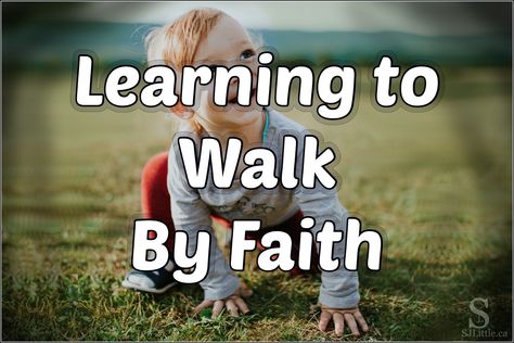 The Bible tells us that we are to walk by faith, not by sight (2 Corinthians 5:7). Do Christians instantly master walking by faith the moment they meet Jesus, or is it a process? I’ve been watching my baby learn to walk recently. It’s been quite intriguing. Let me tell you what I mean. […] Walking By Faith, By Faith Not By Sight, 2 Corinthians 5 7, Faith Bible, Faith Prayer, Walk By Faith, Baby Learning, How To Gain Confidence, Walking By