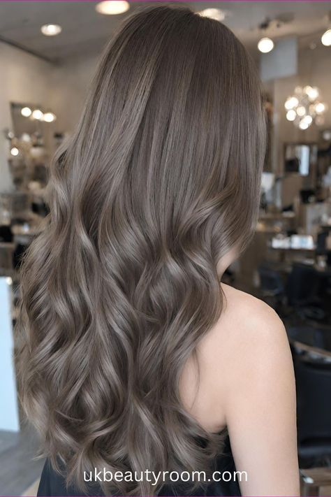 Unique and beautiful hair styles ideas #braided hairstyle #African hairstyles Ash Brown Hair All Over Color, Medium Hair Brown Balayage, Natural Ashy Brown Hair, Warna Rambut Ash Grey, Mocha Beige Hair Color, Full Color Hair Ideas, Taupe Brown Hair, Ash Hair Color Brown, Brown Ash Hair Color