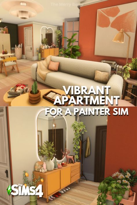 In this video I renovated 1312 21 Chic Street apartment. Her apartment is bright and vibrant and a bit of an organized mess, just the way she likes it. #sims4apartment #sims4cityliving #sims4ccbuild #sims4speedbuild #sims4cclist #sims4wcif Sims 4 Apartment 1313 21 Chic Street, Artist Apartment Sims 4, Sims 4 City Living Apartments Ideas, Sims City Living Apartments, 1313 21 Chic Street Sims 4 Layout, Viii Landgraab Sims 4 Apartment Layout, Sims 4 Influencer Apartment, Ts4 Apartment Cc, Sims 4 1310 21 Chic Street