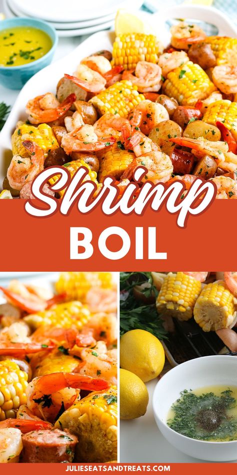 Looking for a simple and delicious seafood dish? This quick and easy shrimp boil recipe is perfect for a weeknight dinner or weekend gathering. With just a few ingredients, you'll have a flavorful and satisfying meal in no time. Southern Living Shrimp Boil, Shrimp And Scallop Boil, Country Low Boil Recipes, Old Bay Shrimp Casserole, Shrimp Boil In Turkey Fryer, Slow Cooker Crab Boil, Campfire Shrimp Boil, Lo Country Boil Recipes, Steamed Shrimp And Potatoes