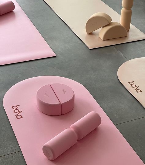 @bala on Instagram: “Looks great 🤝 Feels great” Pilates Logo, Bala Bangles, Yoga Studio Design, Yoga Branding, Wellness Studio, Yoga Mats Design, Home Gym Design, Ankle Weights, Mat Pilates