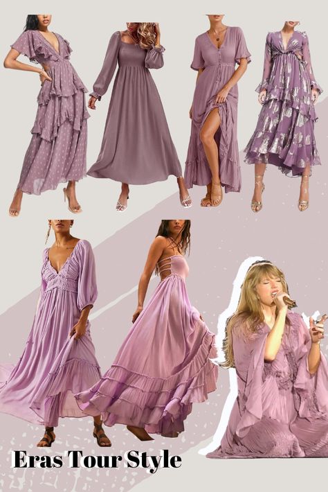 Folklore Dress Aesthetic, Folklore Dresses Taylor Swift, Eras Tour Modest Outfits, Folklore Inspired Dress, Fairy Dress Ideas, Eras Tour Outfits Dress, Enchanted Outfit Ideas, Folklore Taylor Swift Outfits Eras Tour, Eras Inspired Outfits