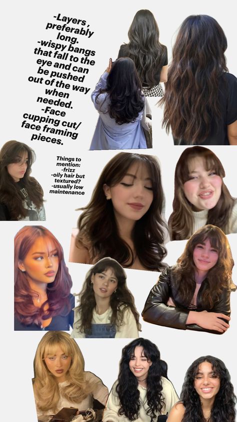 Hair Layered, Hair Inspiration Long, Layered Haircuts For Medium Hair, Hairstyles For Layered Hair, Hair Appointment, Wispy Bangs, Hair Stylies, Haircuts For Medium Hair, Oily Hair