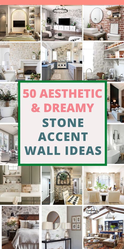 Unveil the beauty of stone accent walls in contemporary home design. Explore how to incorporate white stone accents into your kitchen, entryway, or basement for a modern, sleek look. From natural stacked stones to DIY faux options, we've got you covered. Elevate your interior with the allure of a stone accent wall! Stone Entryway Interior Wall, Stone Accent Wall In Kitchen, Accent Tile Wall Living Room, Indoor Rock Wall Decor, Faux Stone Wall Interior Kitchen, Diy Rock Wall Interior, Faux Rock Wall Interior, Stone Accent Walls In Living Room, Tile Accent Wall Living Room