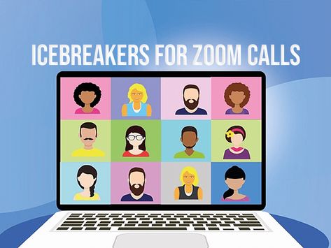 25 Zoom Ice Breakers for Friday Virtual Drinks at Work Team Meeting Ice Breakers, Quick Team Building Activities, Team Ice Breakers, Meeting Ice Breakers, Ice Breakers For Work, Team Building Icebreakers, Ice Breaker Games For Adults, Name Games For Kids, Teamwork Games