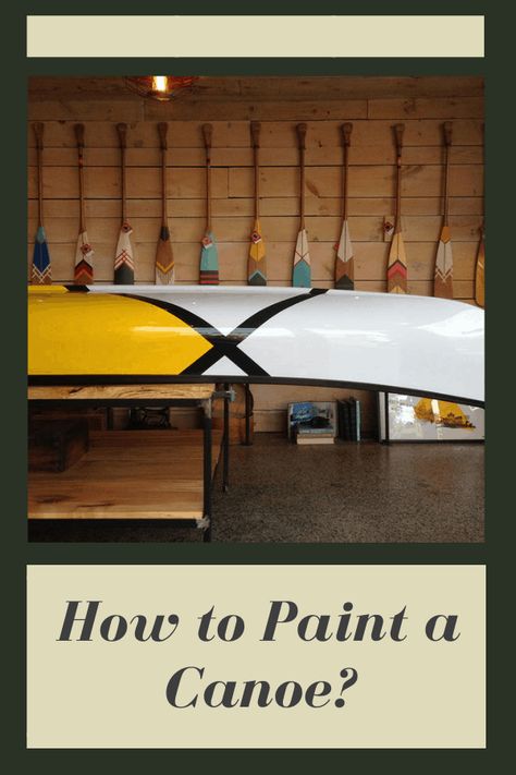 If you have an older canoe that has seen better days, it may be time to give it a facelift. The good news is that even some older canoes can still float and paddle just fine, but you may need to know how to paint a canoe to make it look a bit better. Canoe Paint Designs, Uses For Old Canoes, Canoe Modifications Diy, Canoe Painting Ideas, Canoe Restoration, Canoe Artwork, Canoe Modifications, Canoe Cooler, Canoe Painting