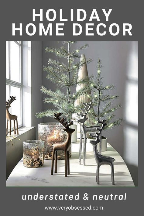 Zen Christmas Decor, Mountain Modern Christmas Decor, Monochromatic Christmas Decor, Christmas Ledge Decorating Ideas, Grey Christmas Decor, Contemporary Christmas Decor, Minimalist Holiday Decor, Colorado Christmas, Minimalist Christmas Decor