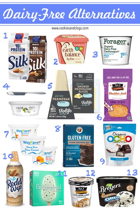 10+ Almost Perfect Dairy Free Alternatives That Make Food Tasty Again Yogurt Sour Cream, Dairy Free Cooking, Crunchwrap Supreme, Dairy Free Breastfeeding, Lactose Free Recipes, Dairy Free Snacks, Dairy Free Dinner, Dairy Free Alternatives, Milk Ice Cream