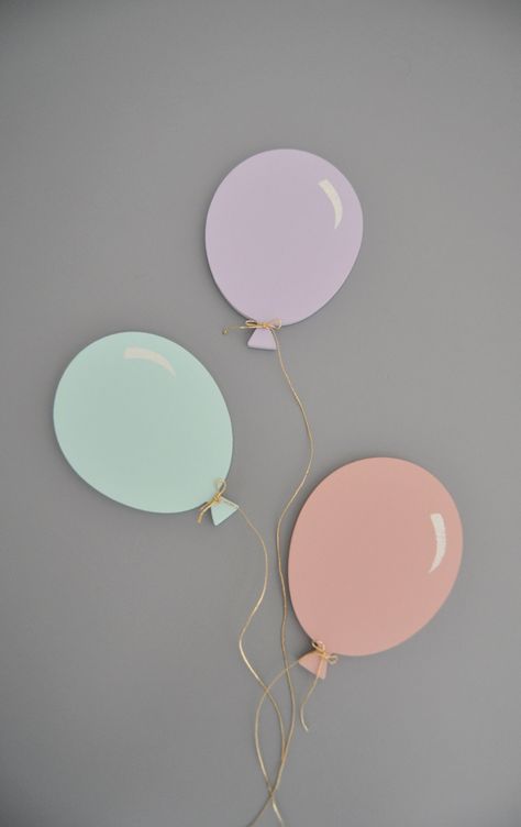 Balloon Wall Art, Baloon Wall, Nursery Wood Sign, Balloons Wall, Pastel Wall Decor, Balloon Nursery, Kids Bedroom Wall Art, Nursery Wall Hanging, Kids Bedroom Walls