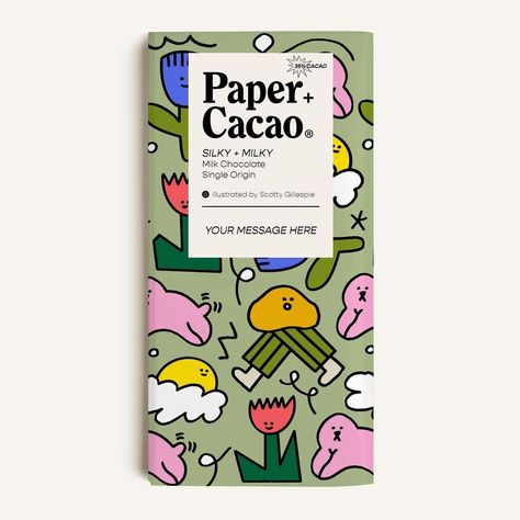 𝐒𝐜𝐨𝐭𝐭𝐲 𝐆𝐢𝐥𝐥𝐞𝐬𝐩𝐢𝐞 on Instagram: “You didn’t think it just ended at greeting cards did you? more work for the lovely @paperboylondon 3 of 6 new chocolate bar wrappers Paper…” Cute Chocolate Packaging, Chocolate Packaging Design Ideas, Candy Wrapper Design, Scotty Gillespie, Chocolate Package Design, Chocolate Bars Packaging, Chocolate Packaging Ideas, Chocolate Wrapper Design, Chocolate Bar Packaging Design