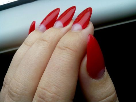 50s Nails 1950s, Retro Red Nails, 50s Nails Vintage, Vintage Hollywood Nails, Red Vintage Nails, 1950 Nails, 50s Nails Design, Vintage Red Nails, Red Nails Vintage