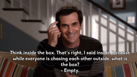 Phil Dunphy - Modern Famiy Best quotes Cam Modern Family, Phil Dunphy Quotes, Modern Family Phil, Modern Family Gloria, Modern Family Funny, Modern Family Quotes, Phil Dunphy, Yearbook Quotes, Senior Quotes