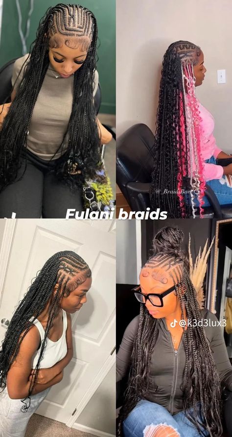 Braids Names Hairstyles, Track Szn, Braiding Ideas, Hair Braid Designs, School Braids, Fav Hairstyles, Braided Hairstyles For Black Women Cornrows, Peekaboo Hair, Goddess Braids Hairstyles