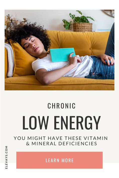 Most people with chronic fatigue and low energy have mineral and vitamin deficiencies. It’s as simple and sometimes as complicated as that. But we’re not here to overcomplicate things. In this article, we’re making it easy to understand what vitamins and minerals you may be deficient in and where you can get them for all day energy. Click through to kick being tired all the time to the curb and boost your energy today! Vitamins For Low Energy, Best Vitamins For Energy For Women, Best Energy Supplements For Women, Vitamins For Energy And Mood, Energy Vitamins For Women, Vitamins For Energy Woman, Energy Supplements For Women, Vitamin For Energy, Vitamins For Fatigue