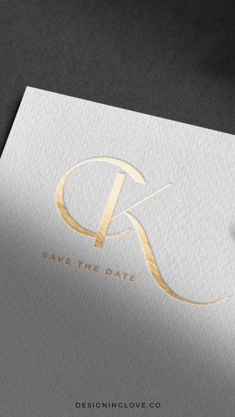 Beautiful Clinic, Black Tie Wedding Theme, Wedding Initials Logo, Save The Date Design, Ck Monogram, Date Design, Love My Parents Quotes, Parents Quotes, Wedding Logo Monogram