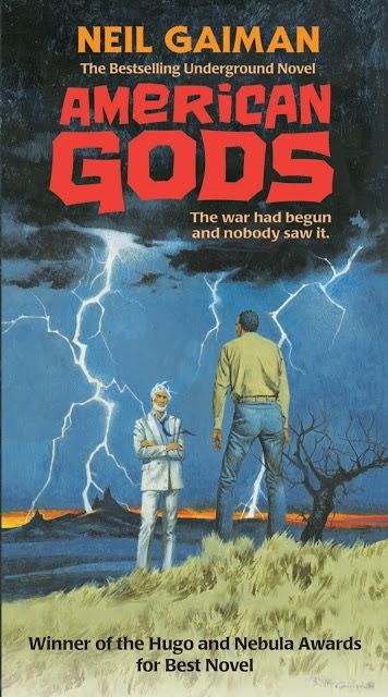 With the American Gods tv show in the works, and more Neil Gaiman stuff always in the hopper, his books are often reprinted. And as this blog… Neil Gaiman American Gods, Neil Gaiman Books, Robert Mcginnis, Tenth Anniversary, American Gods, Best Novels, George Orwell, Friedrich Nietzsche, Neil Gaiman