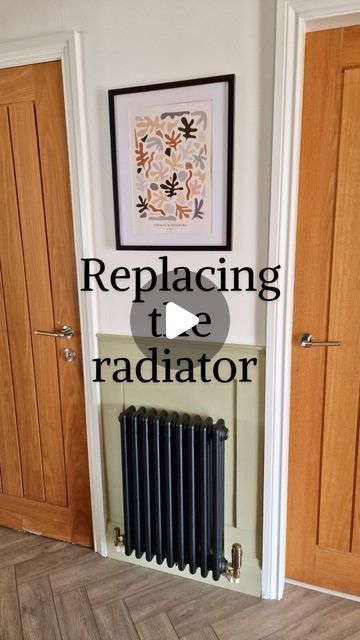 Kate Ward - Interiors | Modern Garden | DIY on Instagram: "New DIY skill unlocked 🔓

When we changed the radiator in our hall, so many of you asked me to share how we did it. This was our first time changing a radiator, and it won’t be the last time as I want to replace all the other radiators now 😂 

Here's all the details 👇

1. Switch off your heating system
Turn off the central heating and let the radiators cool down. We don’t want any boiling hot water around for this job!

2. Isolate the radiator from the rest of the heating system
Switch off both radiator valves. If you have a thermostatic valve, turn it to zero. Manual valves can be turned clockwise. Open the bleed valve at the top of the radiator using a bleed key. Some water and air will come out, but this will stop if you’v Wall Panelling With Radiator, Hot Water Radiators, Entrance Hall Radiator, Hall Radiator Ideas, Decorating Around Radiators, Radiator Under Window, Steam Radiators, Heating Radiator, Mango Wood Coffee Table