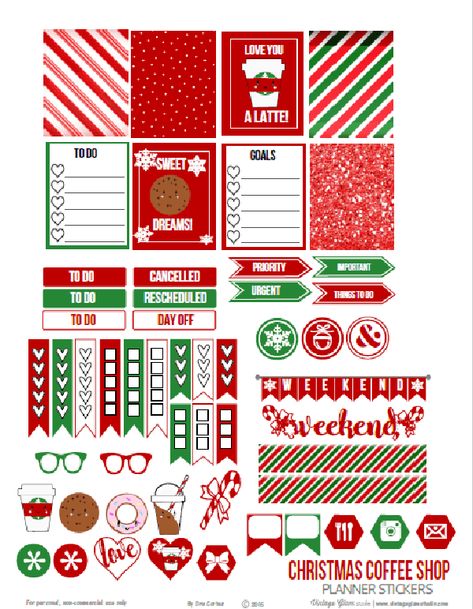 Free Christmas Planner Printables. freedigita Christmas Stickers Printable Free, Christmas Stickers Aesthetic, Free Printable Planner Stickers Kawaii, Christmas Planner Printables, Christmas Stickers Printable, Christmas Planner Stickers, Aesthetic Planner, Planning Routine, Top Aesthetic