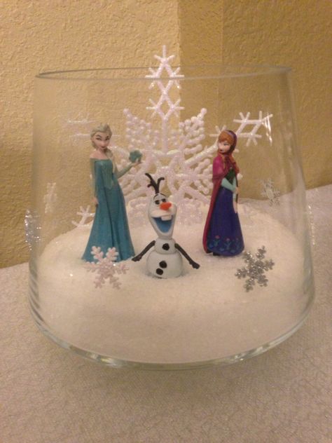 Disney Frozen Elsa, Olaf, Anna table centerpiece Frozen Birthday Party Decorations Table Centerpiece Ideas, Cricut Frozen Birthday Decorations, Frozen Decorations Ideas, Elsa Centerpiece Ideas, Frozen Theme Centerpieces, Frozen Centerpiece Ideas, Frozen Table Decorations, Frozen Tea Party, Frozen Centerpieces