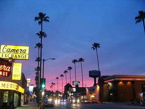 Ventura Blvd, Studio City Los Angeles At Night, Los Angeles Sunset, Ventura Boulevard, California History, California City, San Fernando Valley, North Hollywood, City Of Angels, California Dreaming