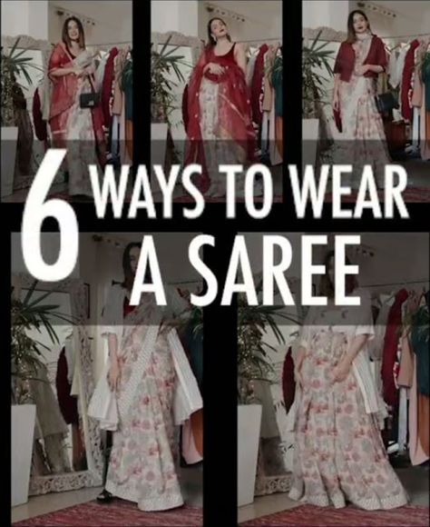 Ways To Drape A Saree, Saree Draping Styles Modern, Saree With Dupatta, Drape A Saree, Modern Drape, Draping Styles, Lehenga Dress, Netted Blouse Designs, Drape Sarees